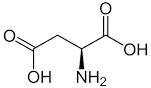 D-Aspartic-acid-formula